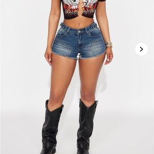 Blue Denim Women's Shorts